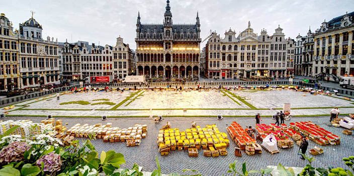 фестиваль ковер из цветов в брюсселе 2020