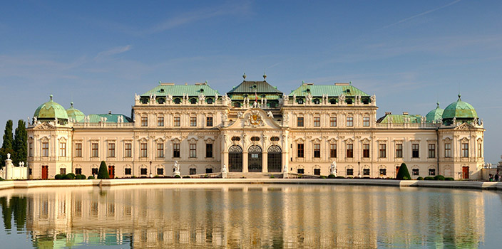 Дворец Бельведер в Австрии