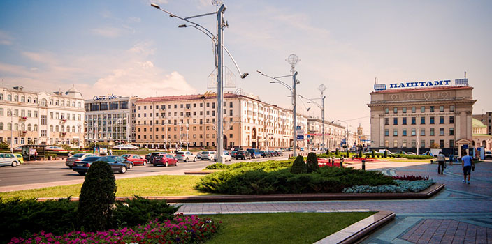 проспект Независимости в Минске