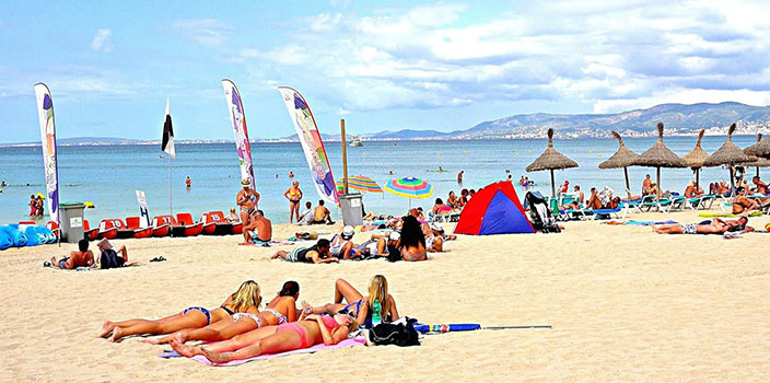пляжи испании - плайя-де-пальма