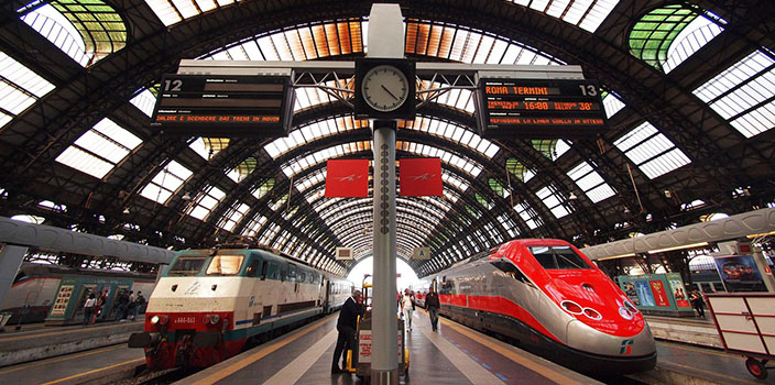 железнодорожный вокзал в Милане