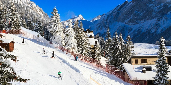 горнолыжный курорт Виллар в Швейцарии
