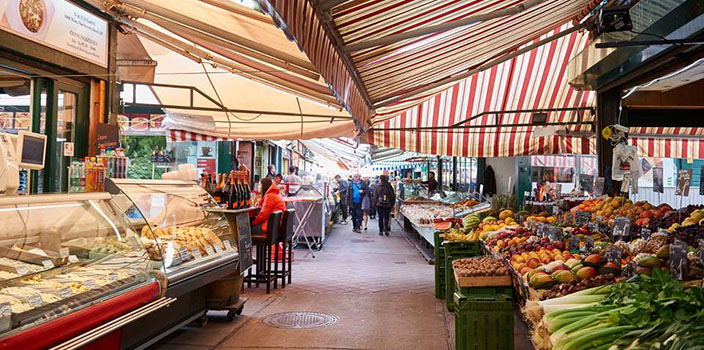 Naschmarkt в Вене